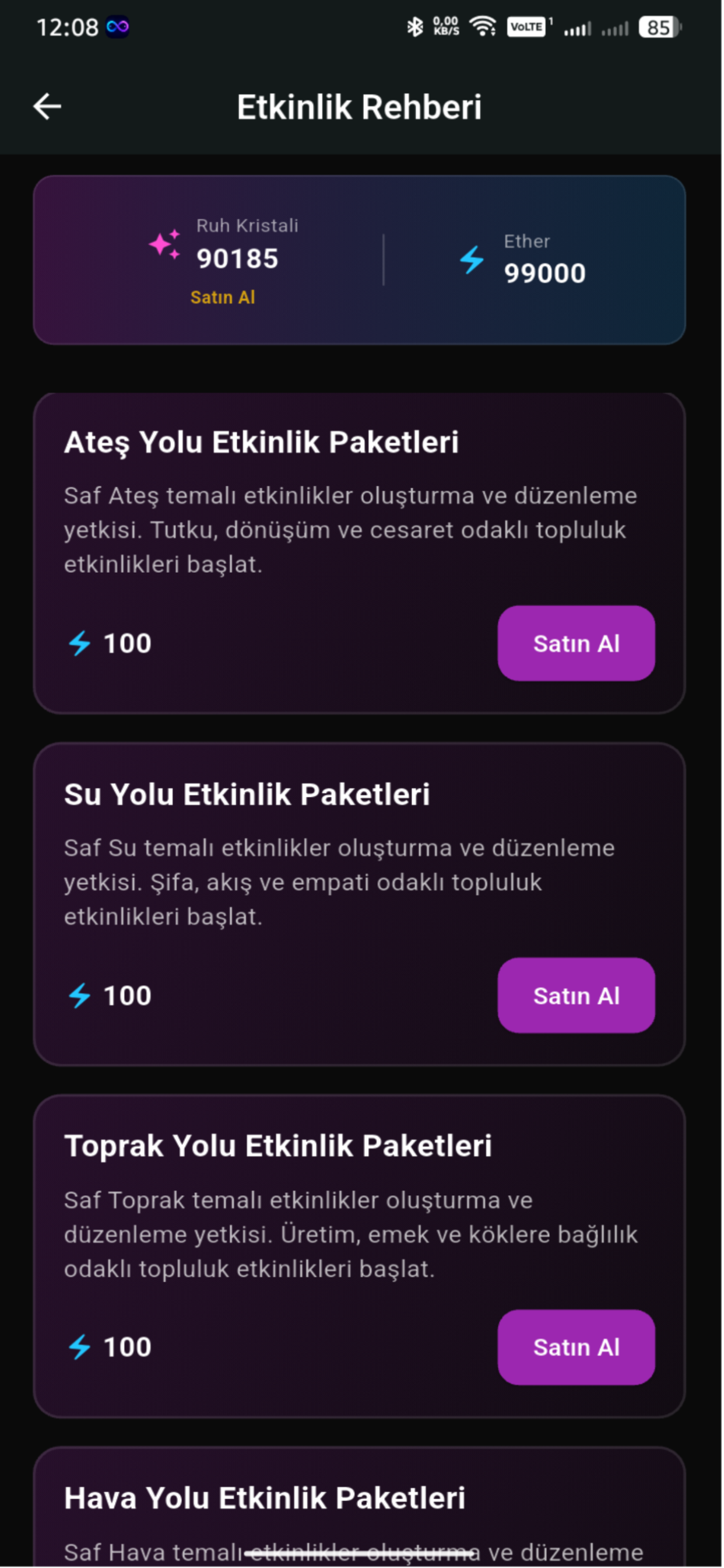SoulLink ürün ekranı 4